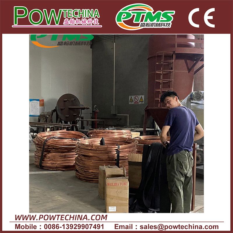 CHINA Copper Pipe for 1000Model Electromagnetic Separator – PTMS project photo